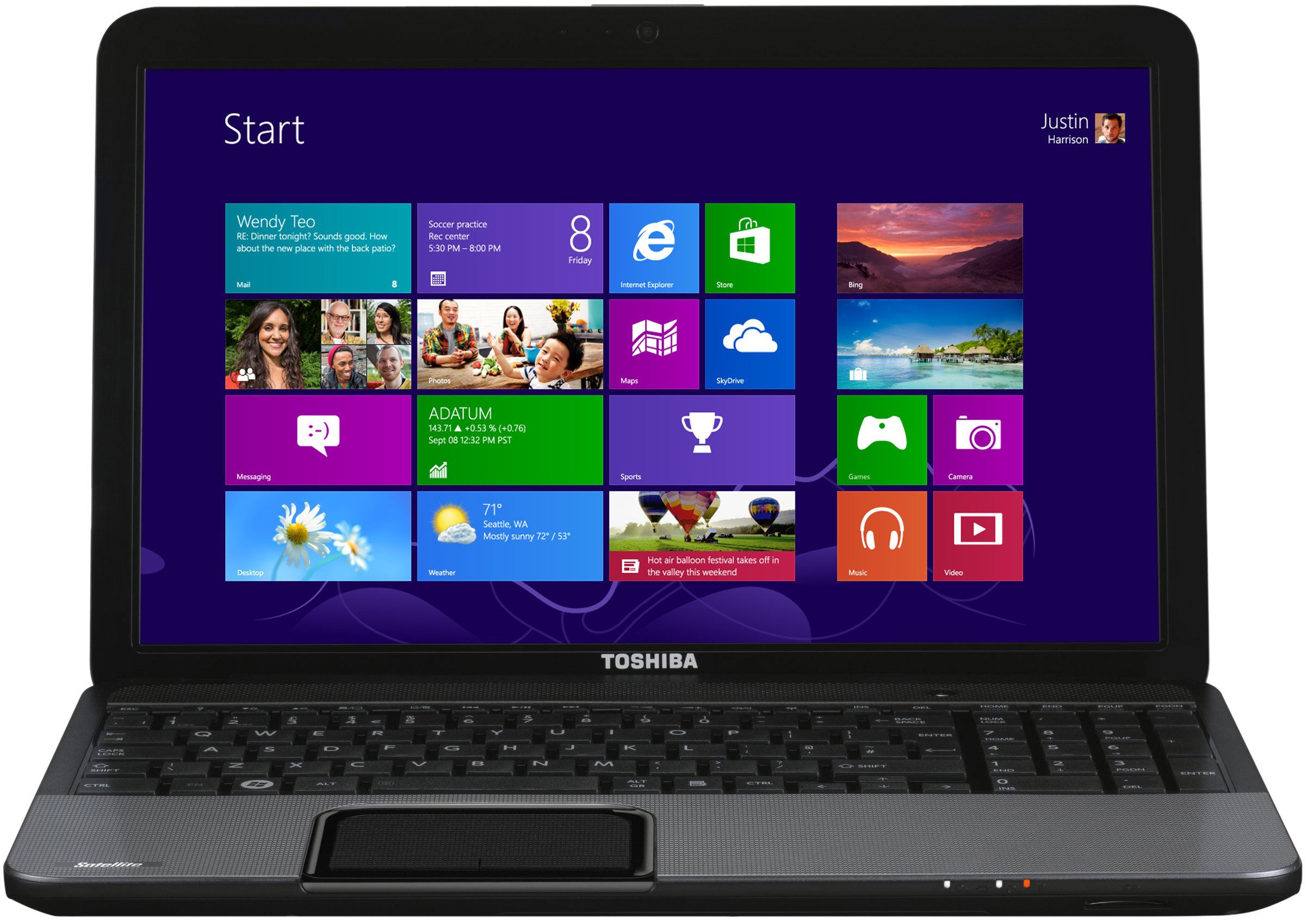 Toshiba Satellite C855 - 1WC 15.6-inch Laptop (Intel Core i5