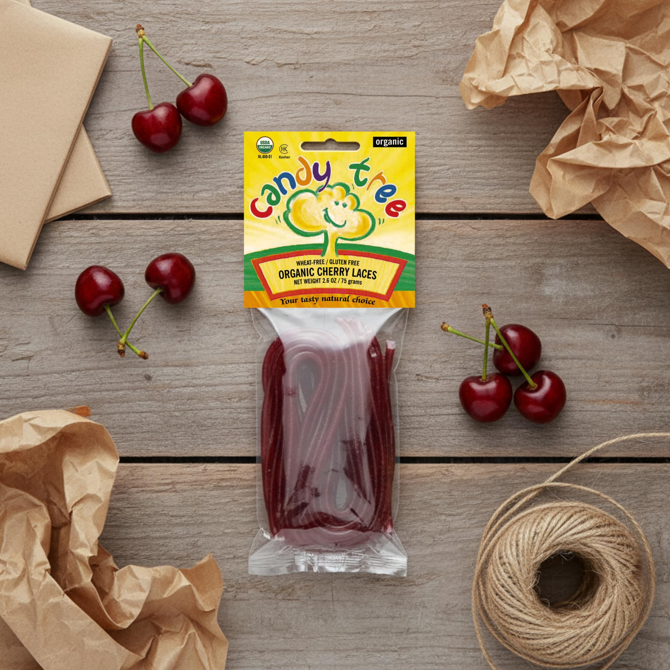 Amazon.com : Candy Tree Organic Laces 4 pack 75 grams | Your Tasty
