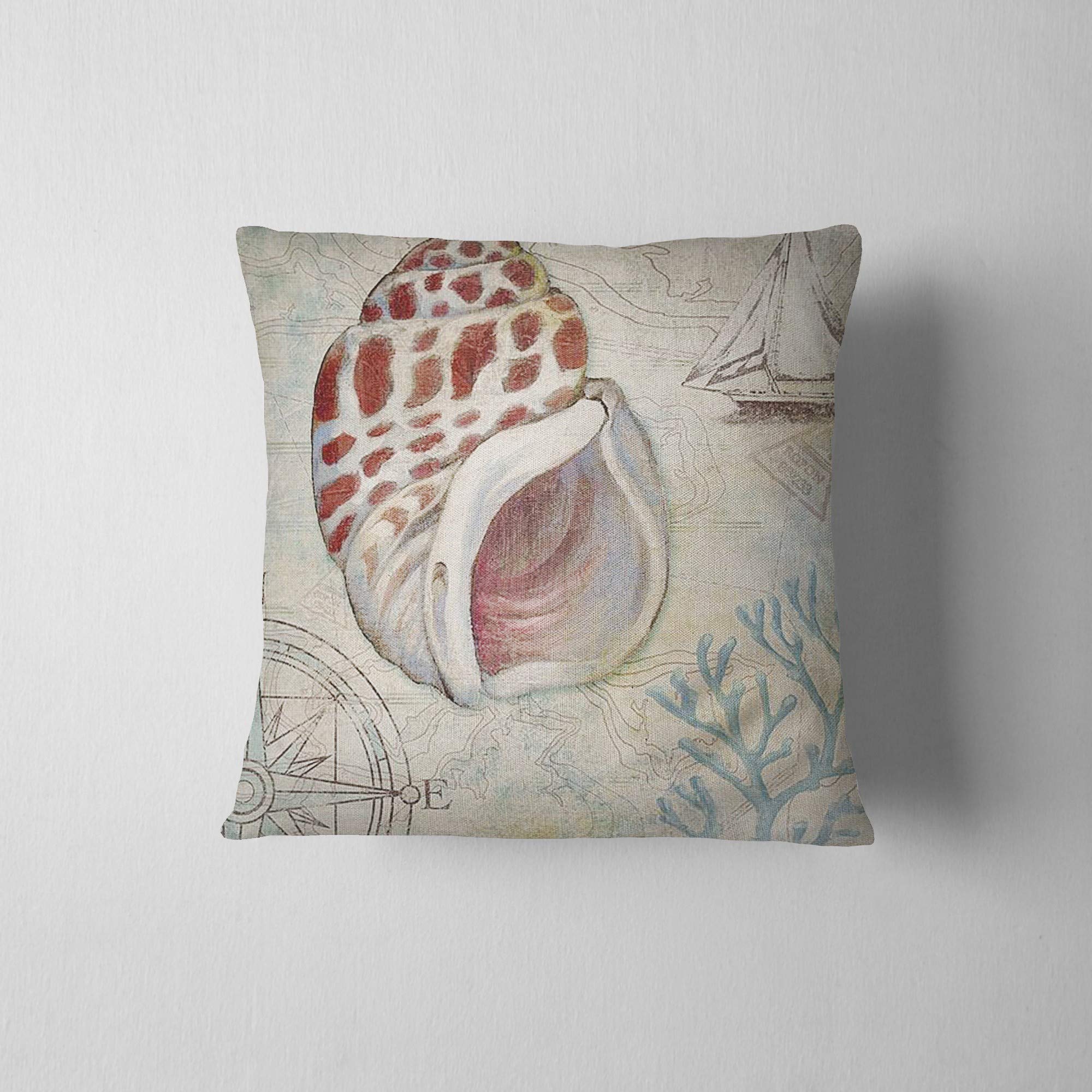 Coussin à formes géométriques - Multicolore - 45x45 cm - Polyester