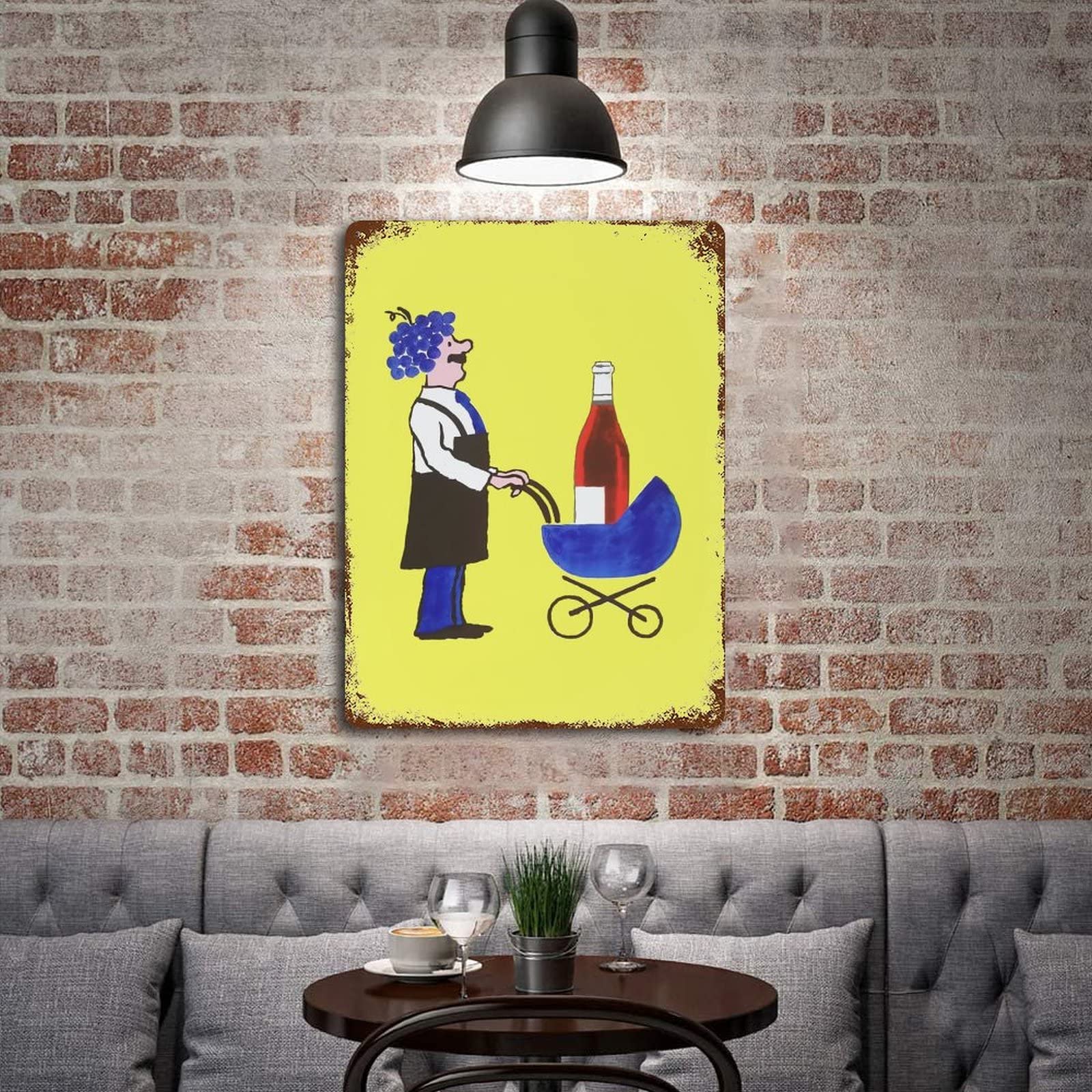 Amazon.co.jp: ブリキ看板 レイモン・サヴィニャック 金属ポスター