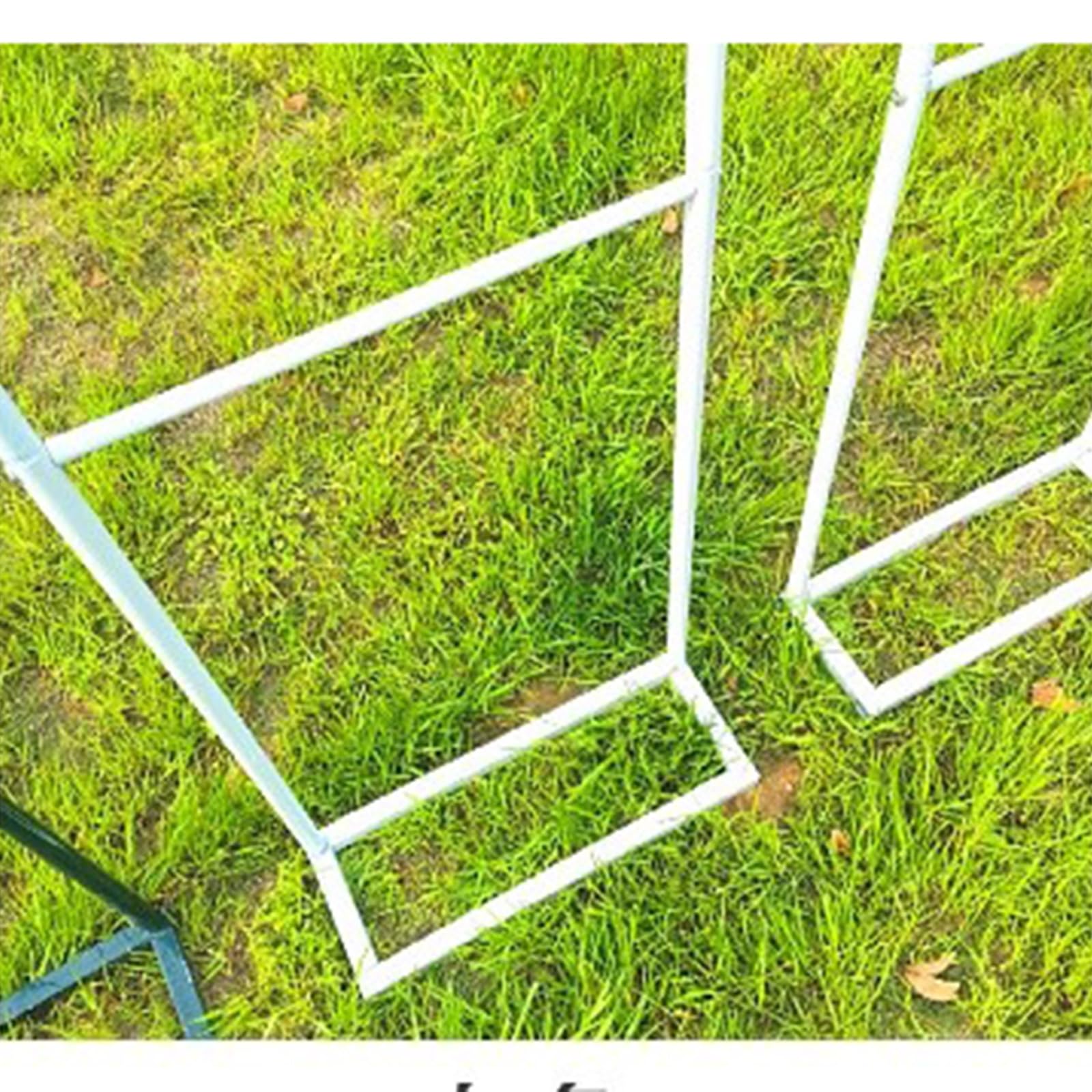 Weißer schmiedeeiserner Blumenbogen, Gartenpavillon, Pflanzenstütze, Klettergerüst, dekorativer Gartenunterstand (280 x 250 x 40 cm) – perfekt für Hochzeiten und Veranstaltungen
