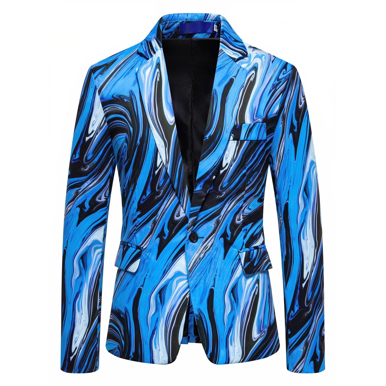 Karneval Kostüm Herren Anzug Bunt Graffiti 2 Teilig Sportlich Sakko Hose Konfetti 80er 90er Jahre Party Outfit Lustig Bunte Mottoparty Kostüm Slim Fit Hippie Kleidung Faschingskostüme