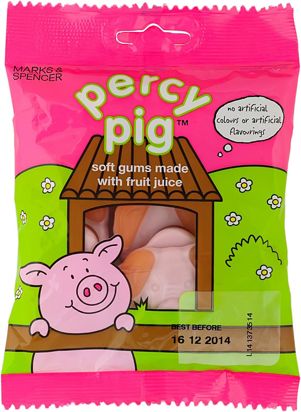 Marks & Spencer Percy Pig Soft Gums, 100g