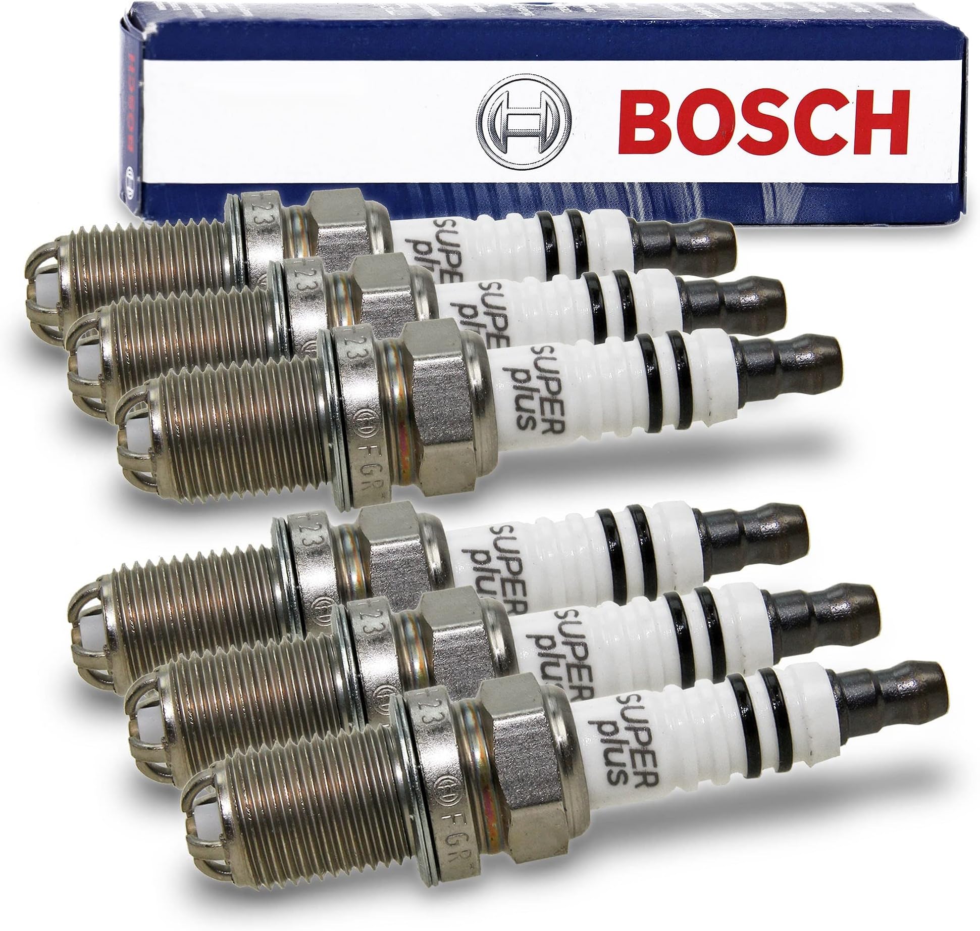 6x Original Bosch Spark Plug Spark Plugs FGR7DQE+