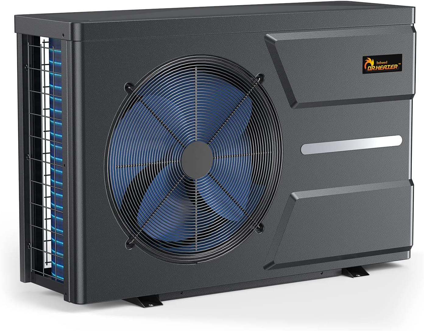 - DR. Infrared Heater DR-900HP Full DC Inverter 90,000 BTU Heat Pump In-Ground and Above-Ground Swimming Pools, WiFi Smart Control via APP, Black