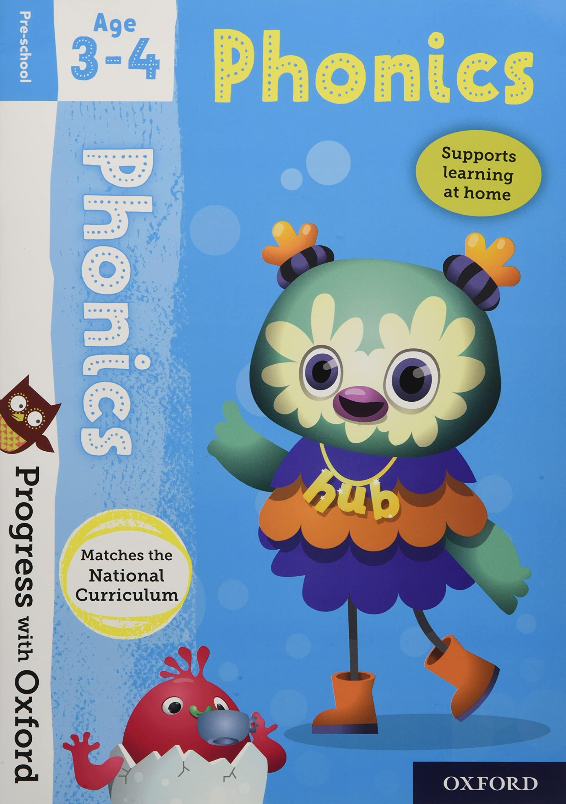 Progress With Oxford: Phonics | Early Learning | Activity Books for Kids| Age 3-4