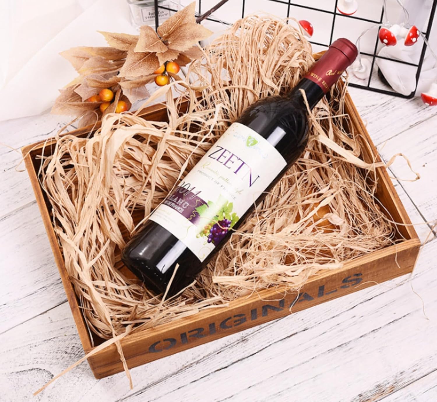 天然ラフィアペーパーリボン、草 クリスマス ラフィアリボン ギフトラッピング、工芸 織り ブーケの装飾 ラフィアフアイバー 補修 修