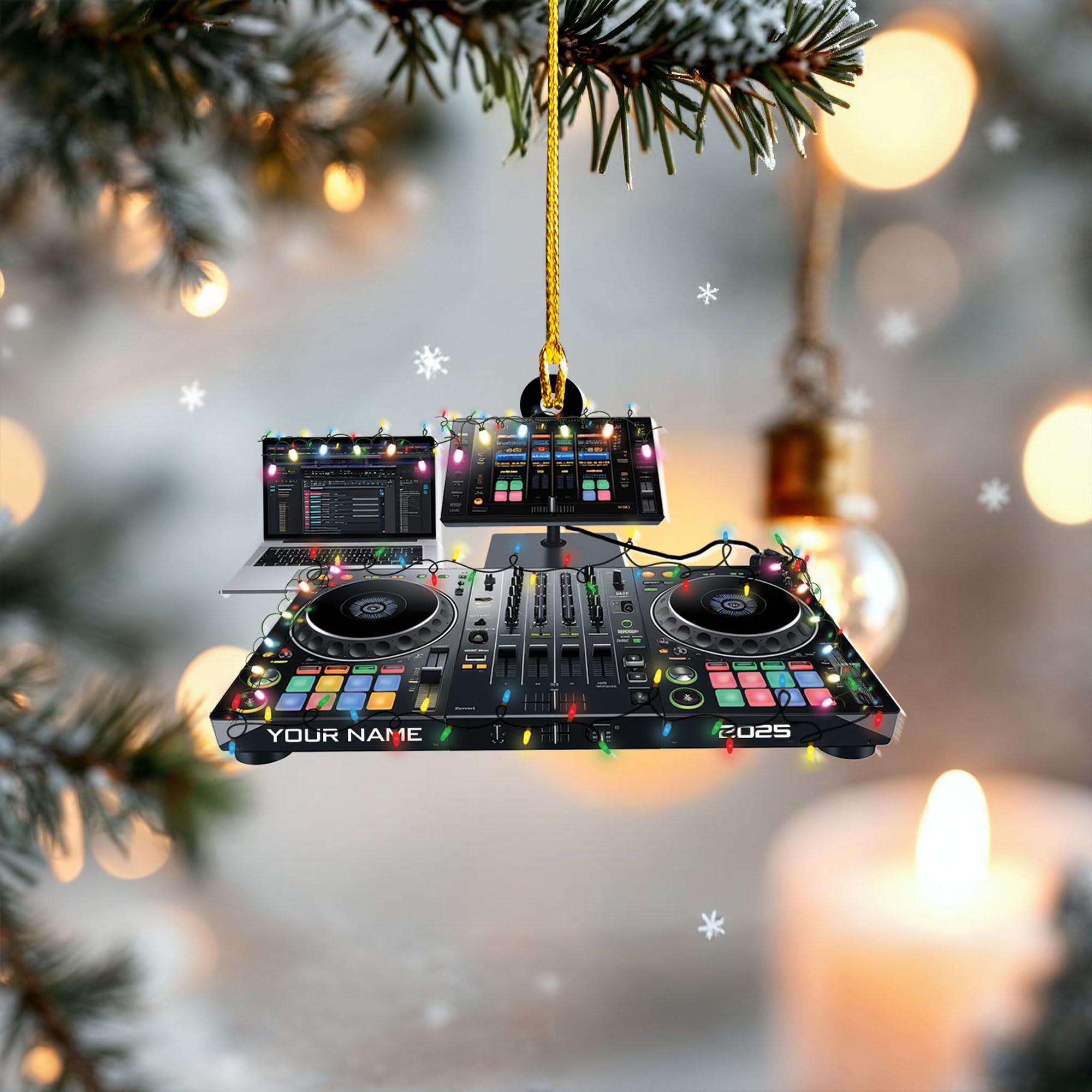 Amazon.com: Custom DJ Christmas Ornament 2025, Personalized Mixer