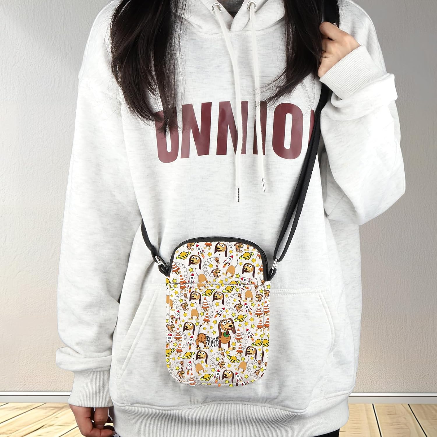 G2TUP Cartoon Dog Crossbody Bag Cartoon Dog Lover Gifts Cartoon Movie Shoulder Bag - Image 2