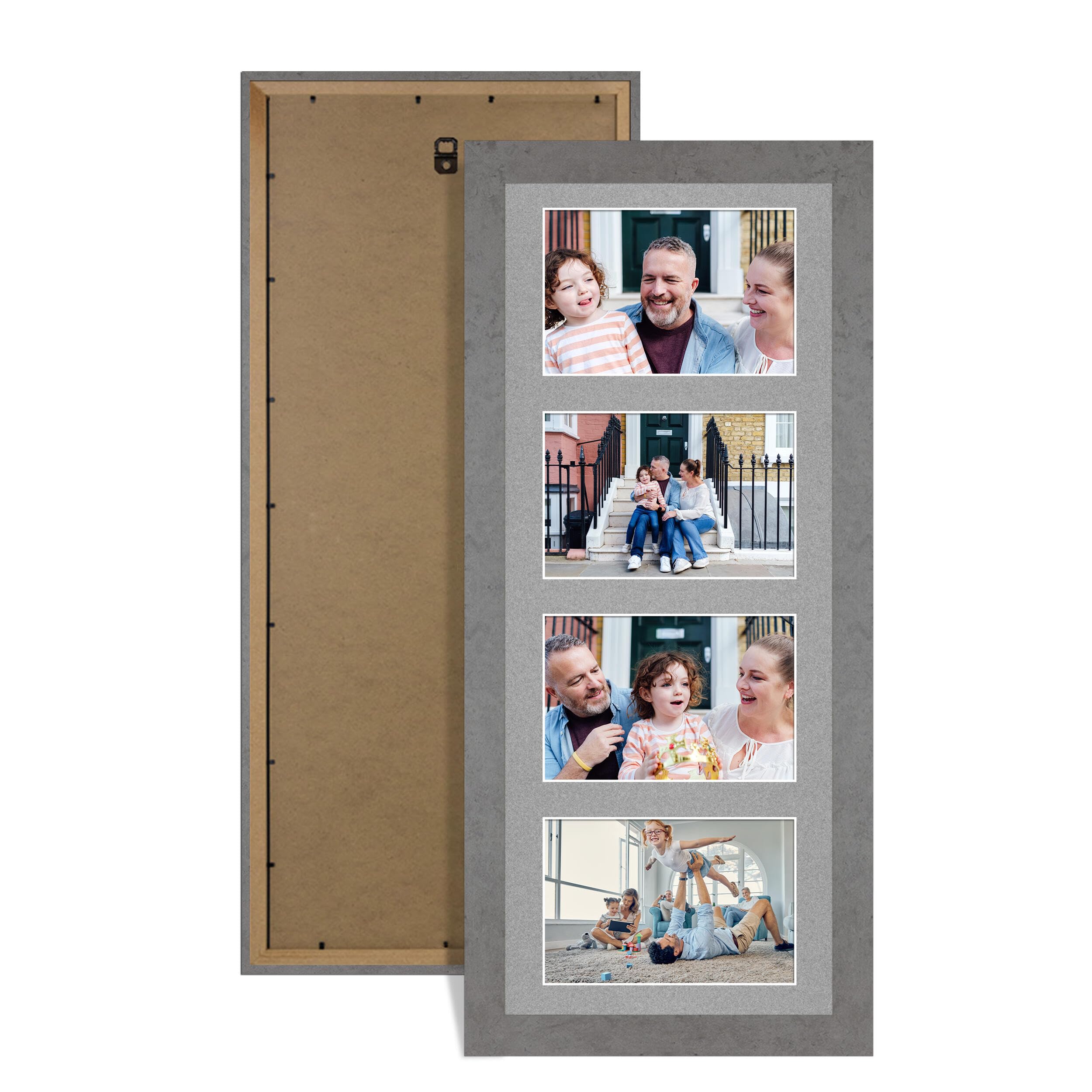 Alison Kingsgate Grey Marble 50x20cm Photo frame for multiple pictures โ image 1