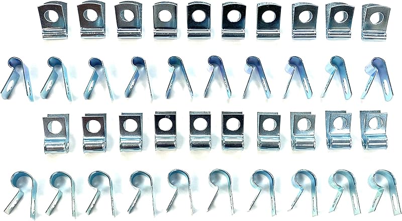 Kit de Presilhas para Linhas de Freio e Combustível The Stop Shop – 40 unidades