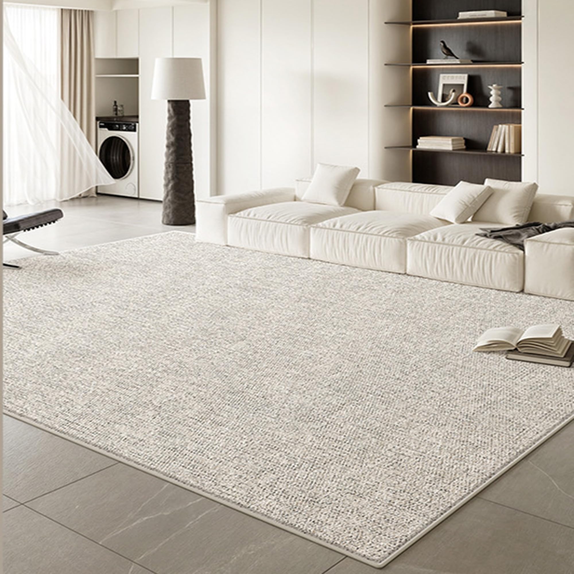 Tapis de chambre lavable en machine 160 x 240 cm résistant aux taches