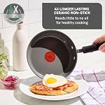 T-FAL Ultime céramique anodisée dure, 12 Ensemble d'articles de cuisine en pièces, noir