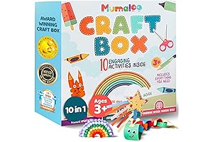 Mumaloo Craft Box for Toddlers - Top-Notch Craft Kits for Kids 4-8