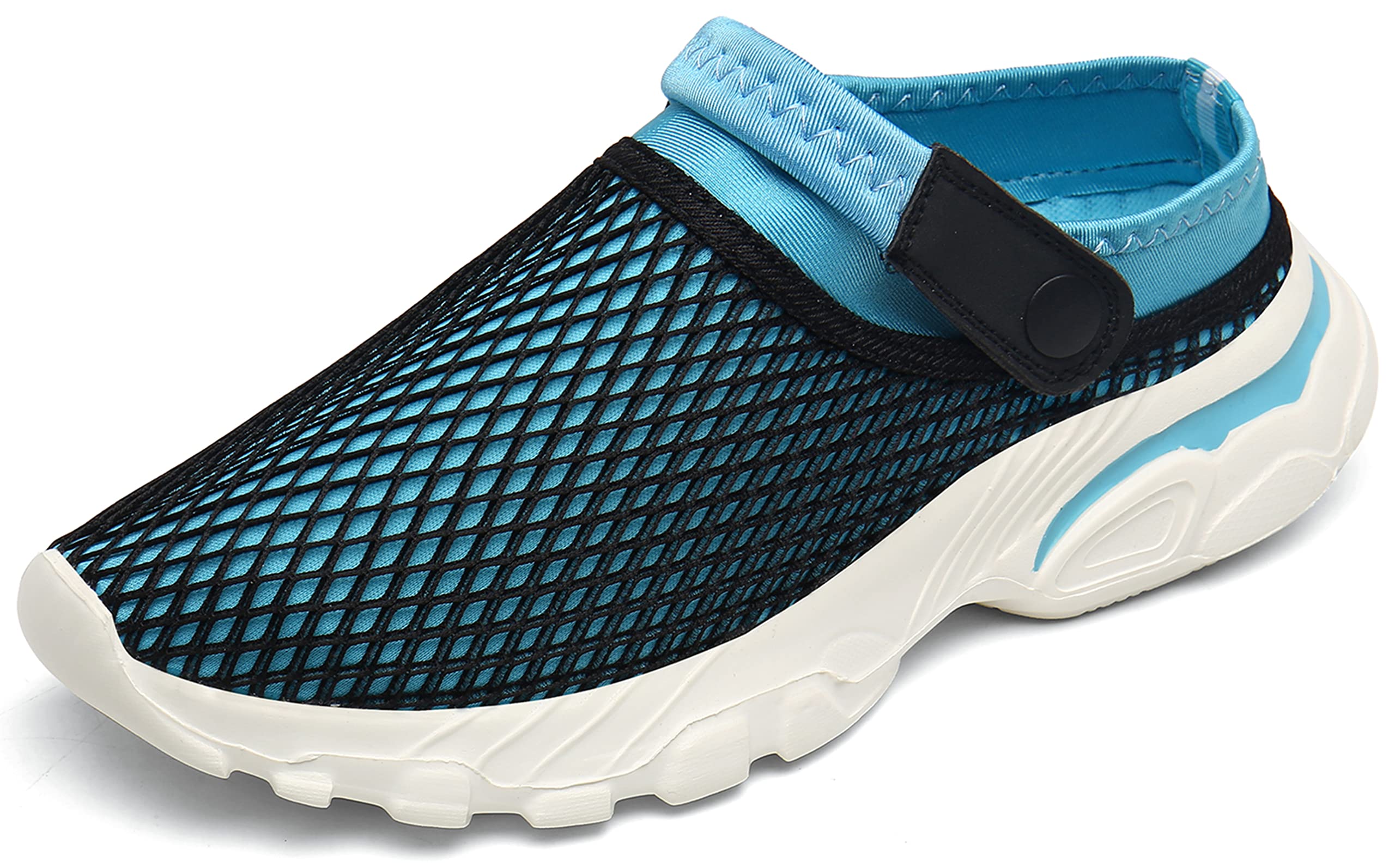 SMajong Mujer Hombre Zuecos Mules Respirable Sandalias de Playa Suave Zapatillas de Jardin Verano Comodo Antideslizante Pantufla de Interior/Exterior