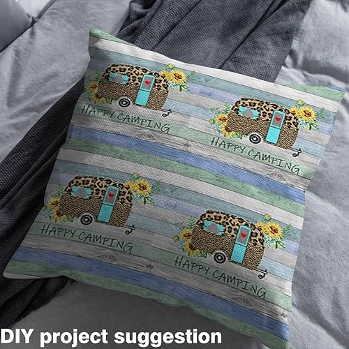 Vista 19 de Erosebridal The Yards - Tela floral de The Yard, tela de decoración de hojas retro, tela de tapicería de flores de hortensias de abejas de granja