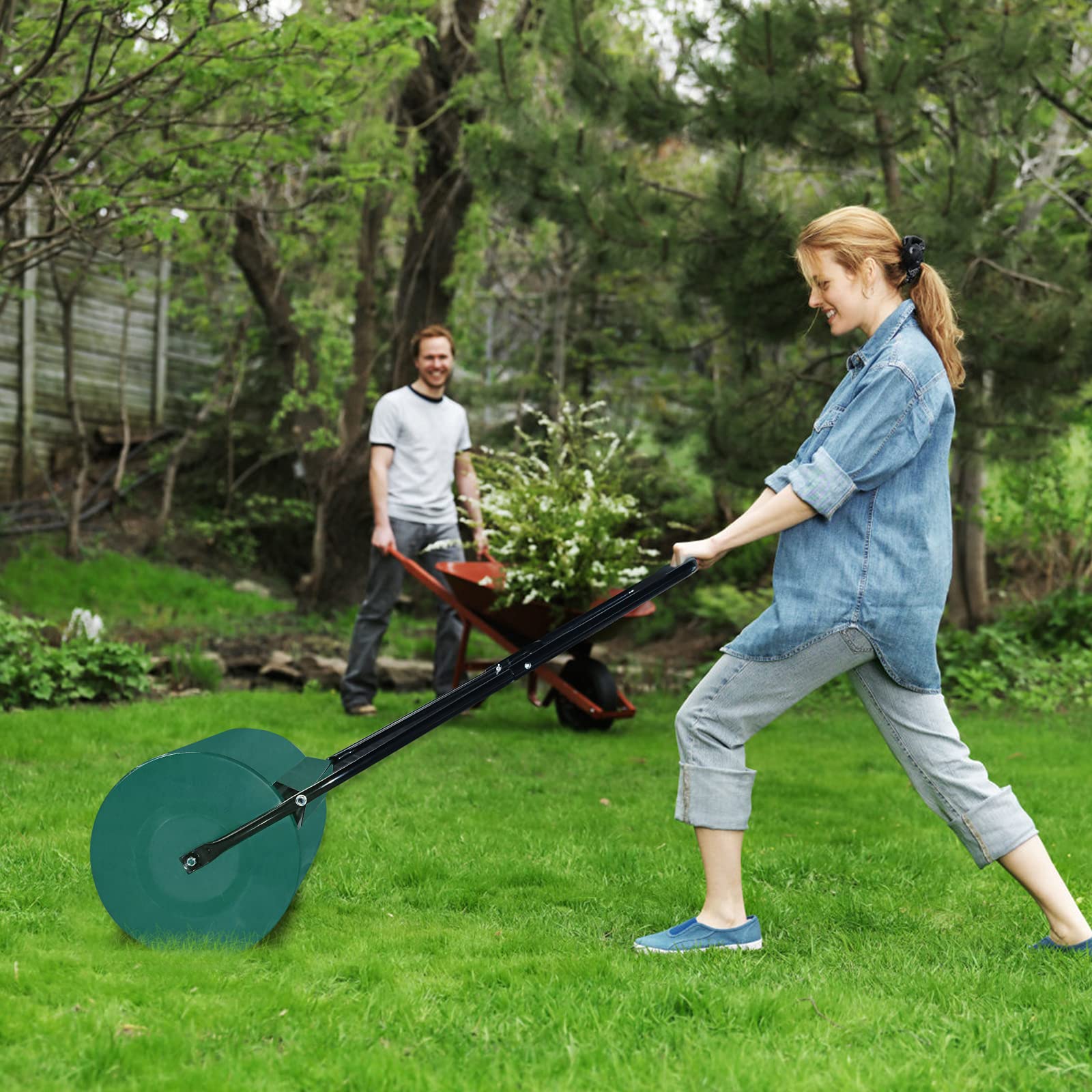 Rodillo Para Macetas Ajustable 39-52 Cm - Ruedas 360° Y Freno | Capacidad 300 Kg, Interior Y Exterior