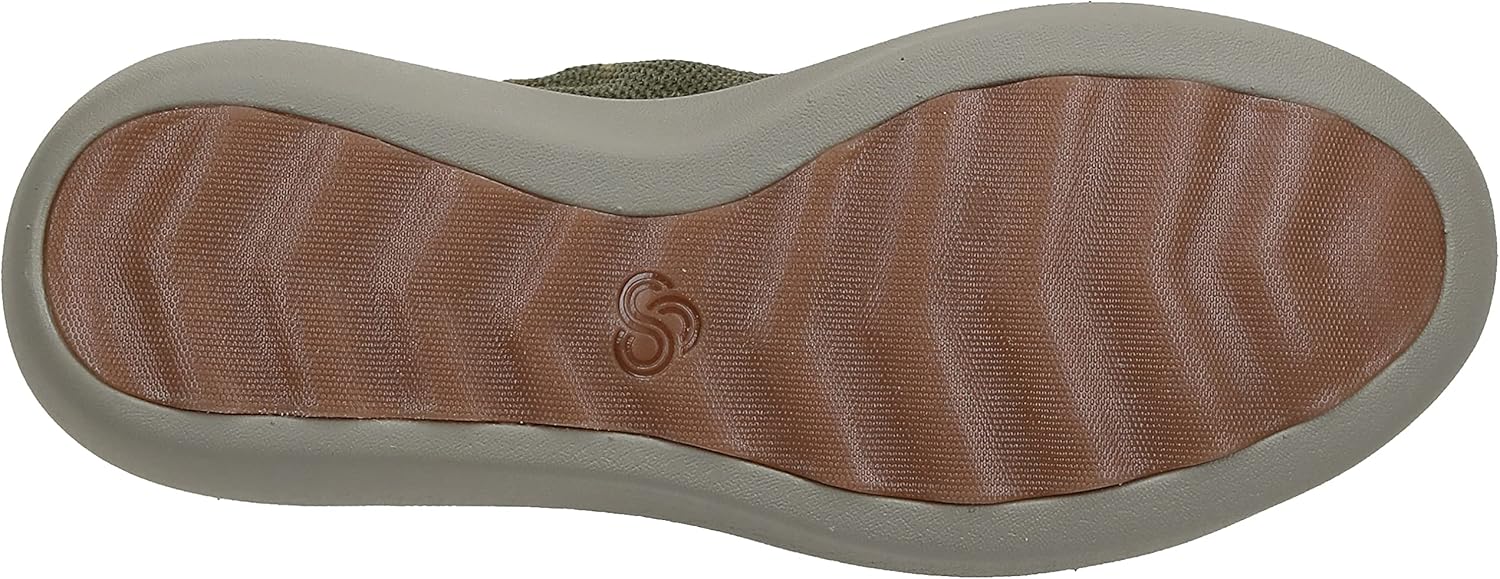 Clarks Men's Step Urban Mix Sneaker 7 Olive Green Combi