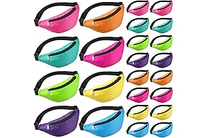24 Pieces Neon Fanny Pack Bulk