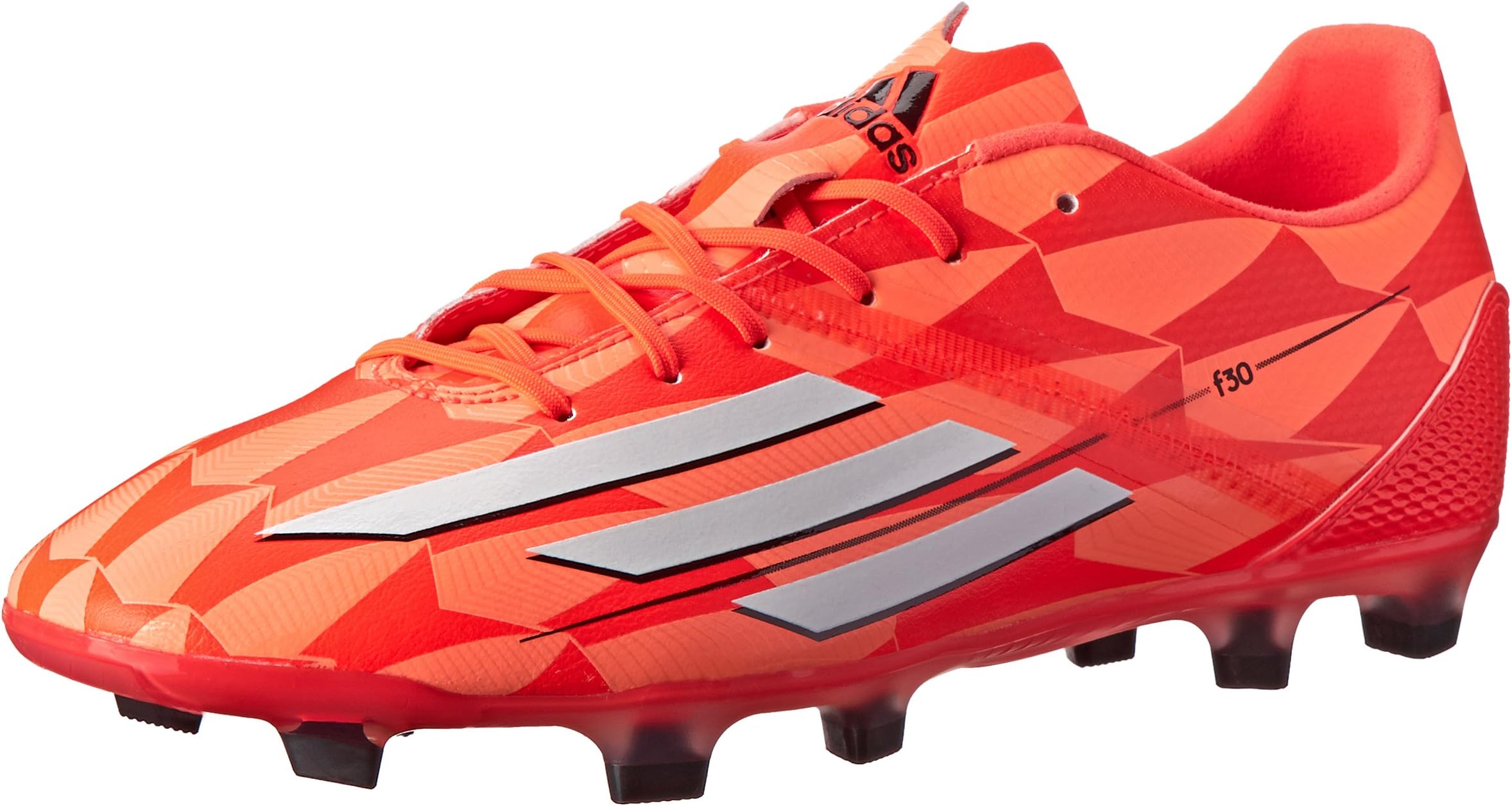 adidas Performance Women's F30 Firm-Ground W Soccer Cleat, Solar Red/Running White/Black, 7 M US