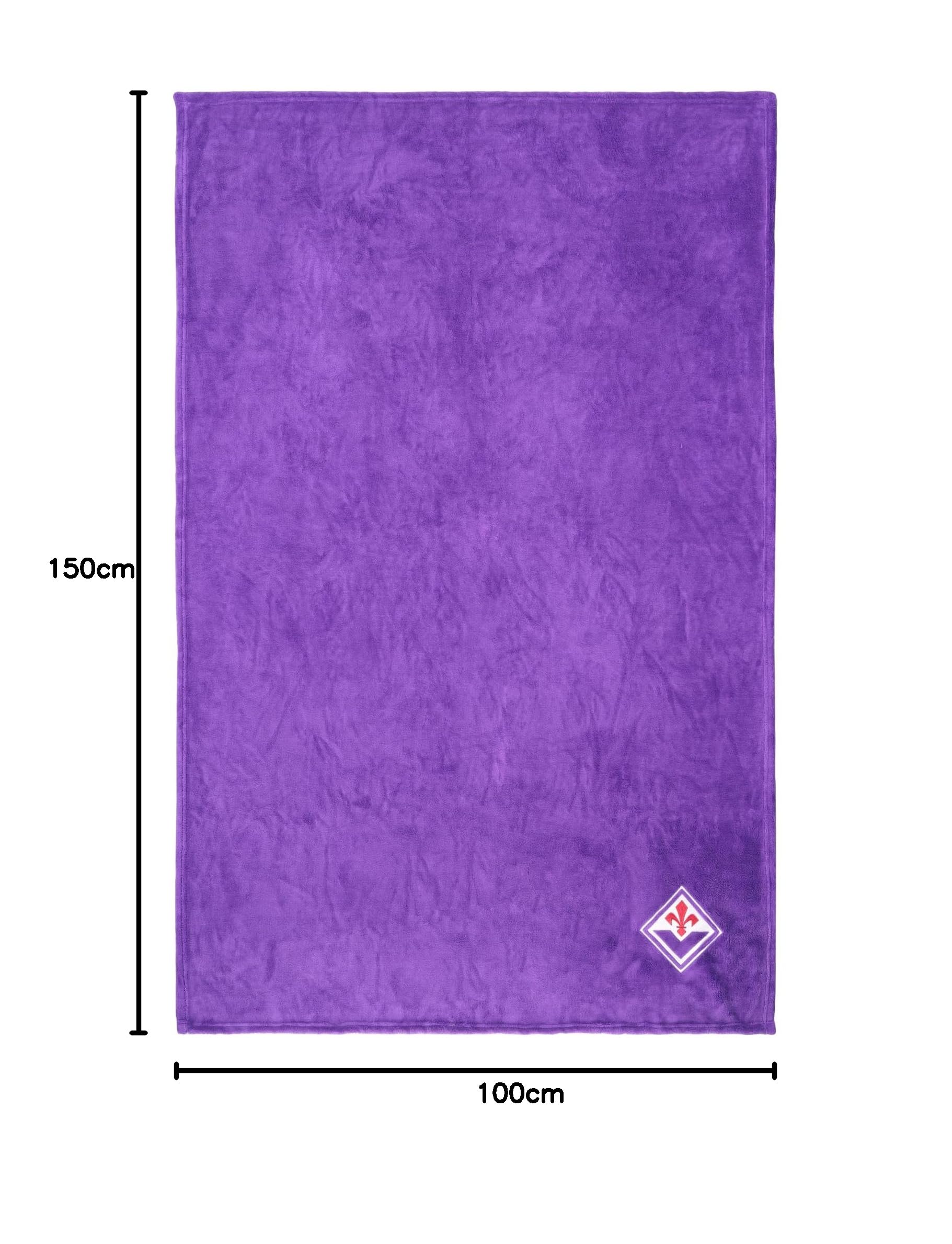 ACF Fiorentina Plaid w polarze koralowym 100x150cm