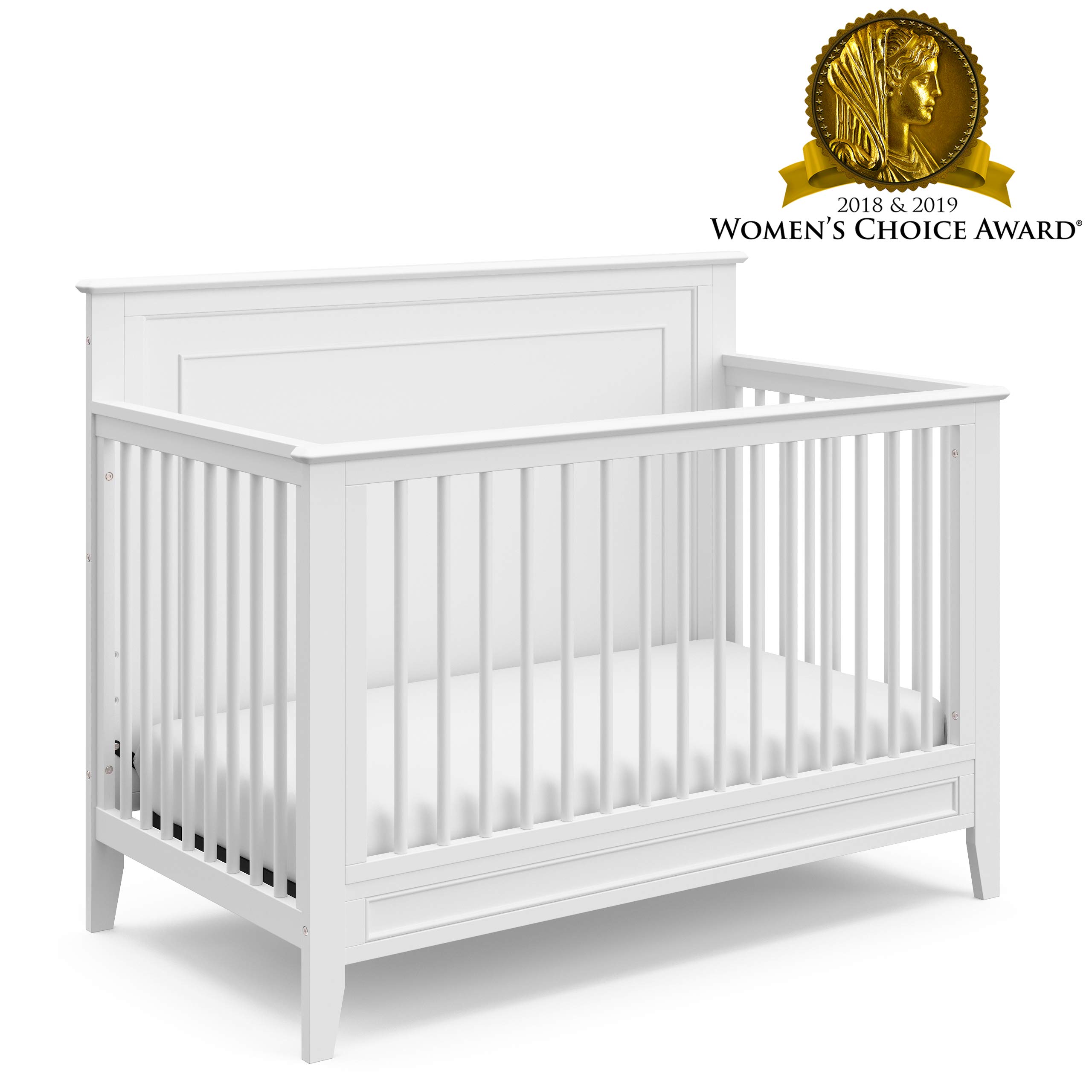 Buy Storkcraft Solstice 5In1 Convertible Crib (White) GREENGUARD