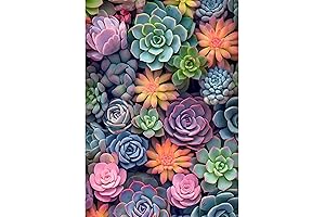 Ycydilirab Succulent Paint By Number Kits, Adult Beginner-Friendly Art