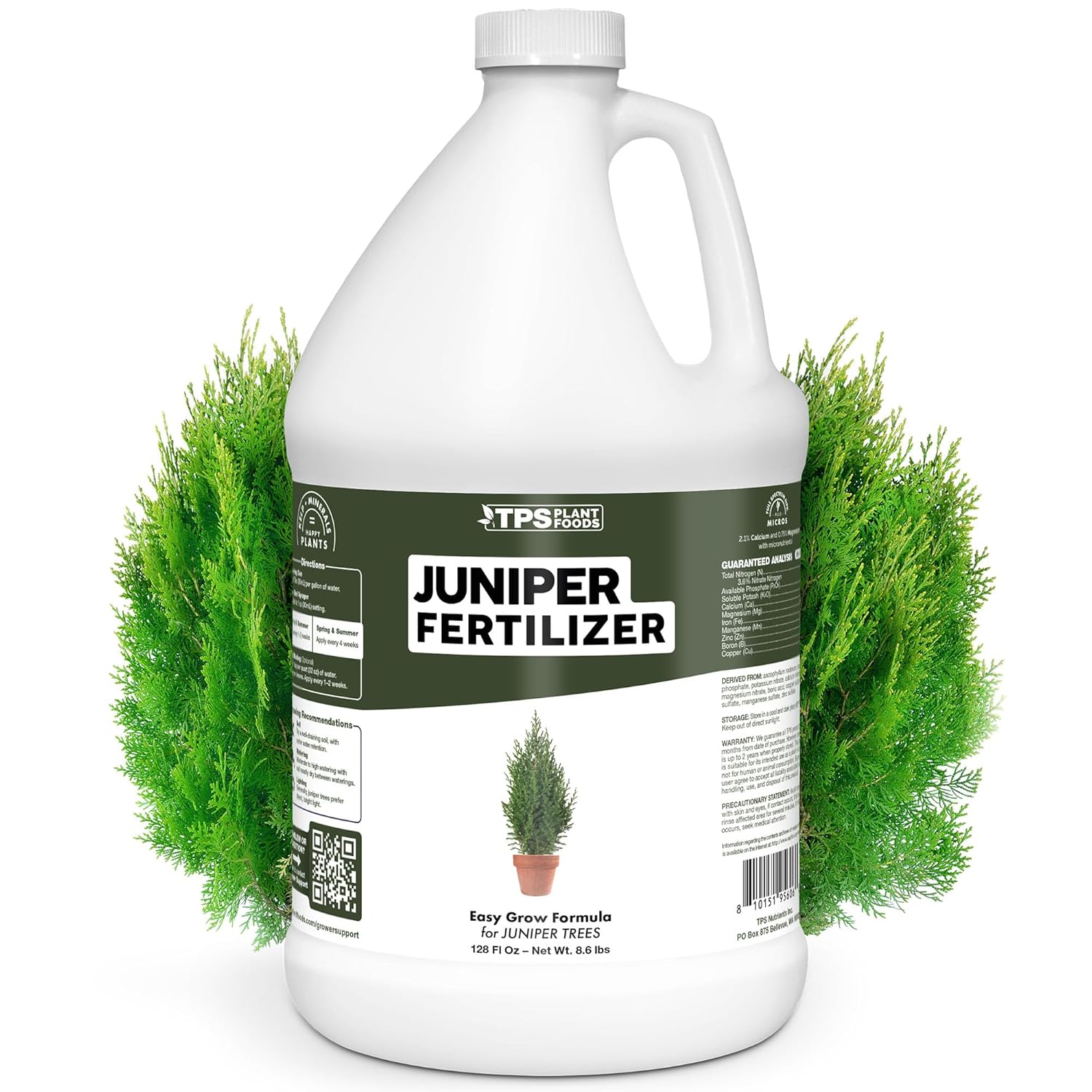 Juniper Fertilizer – Liquid Plant Food for Dense Growth, Rich Green Color & Stronger Root Development, 32 oz