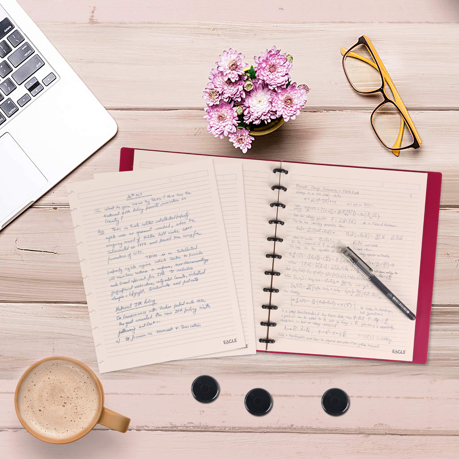 Snapklik.com : Eagle Discbound Notebook, Letter Size Customizable Arc ...