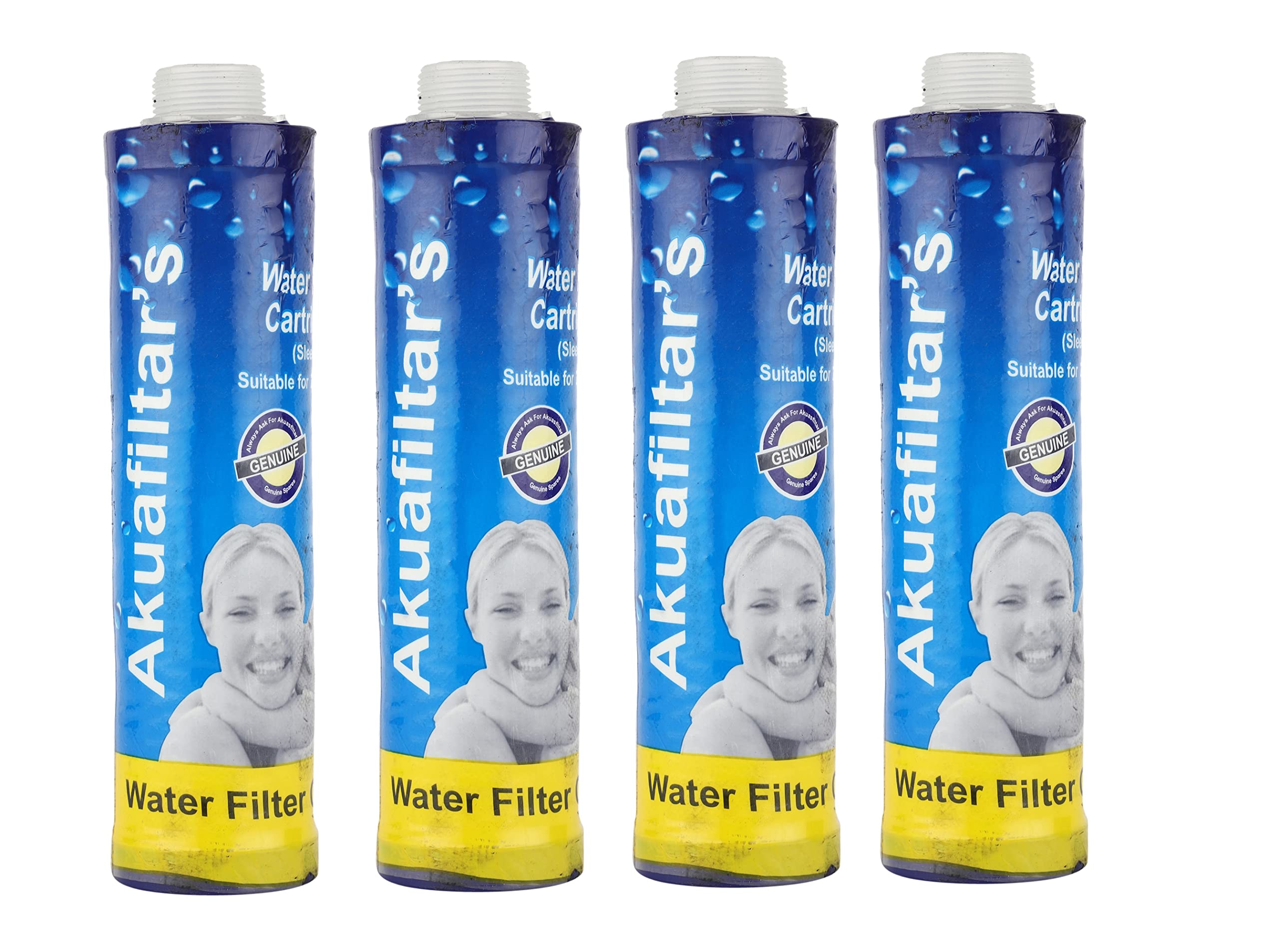 Purosmart Candle  filter  9 inch,Sediment  filter ,Candle  filter  for ro water purifier (Pack of 4 pcs candle  filter  compatible with all kind of domestic water purifier)