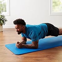 Vista 9 de Yaxa Basics Extra Thick Exercise Yoga Mat with Carrying Strap