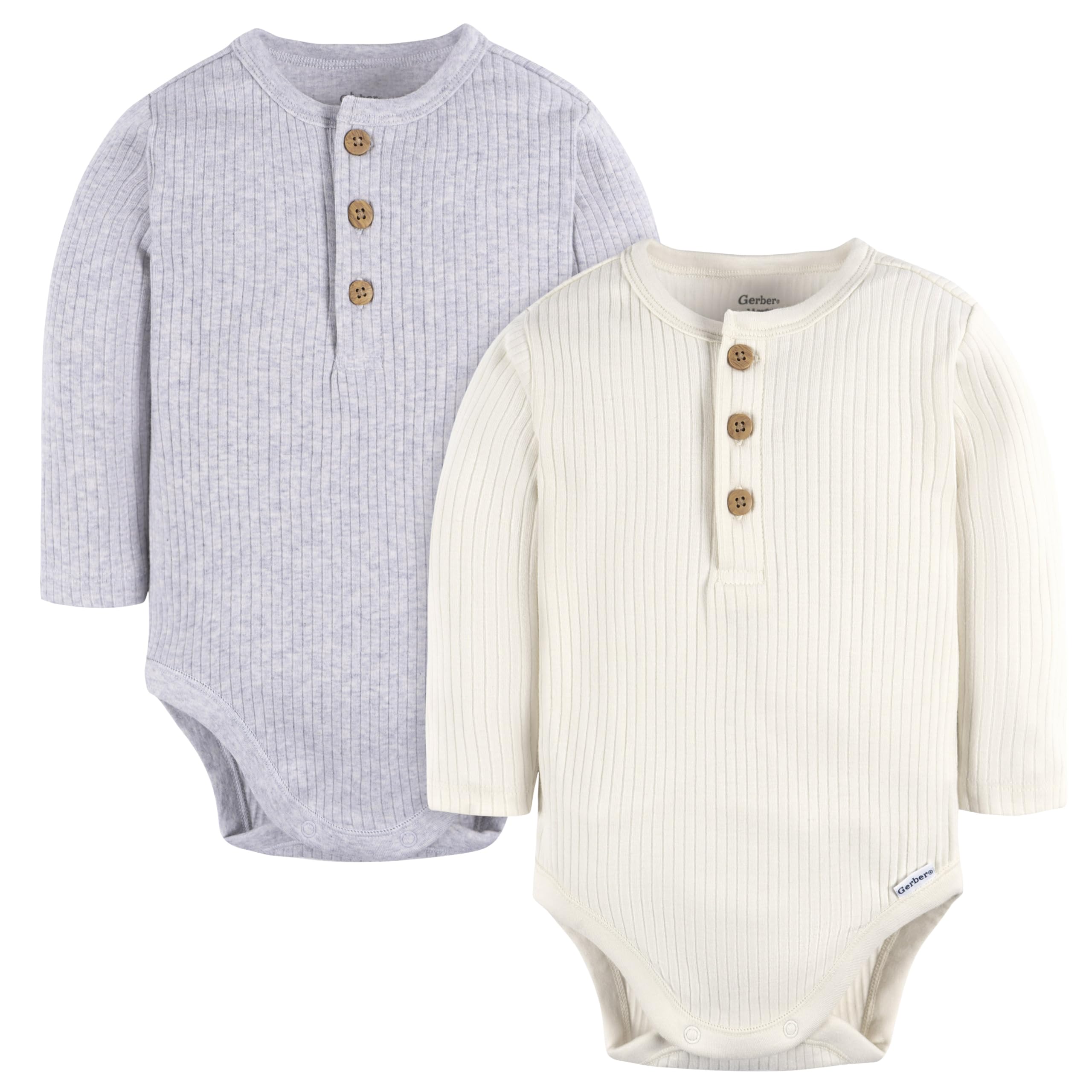 Gerber Baby Baby Boys and Baby Girls 2-pack Bodysuits