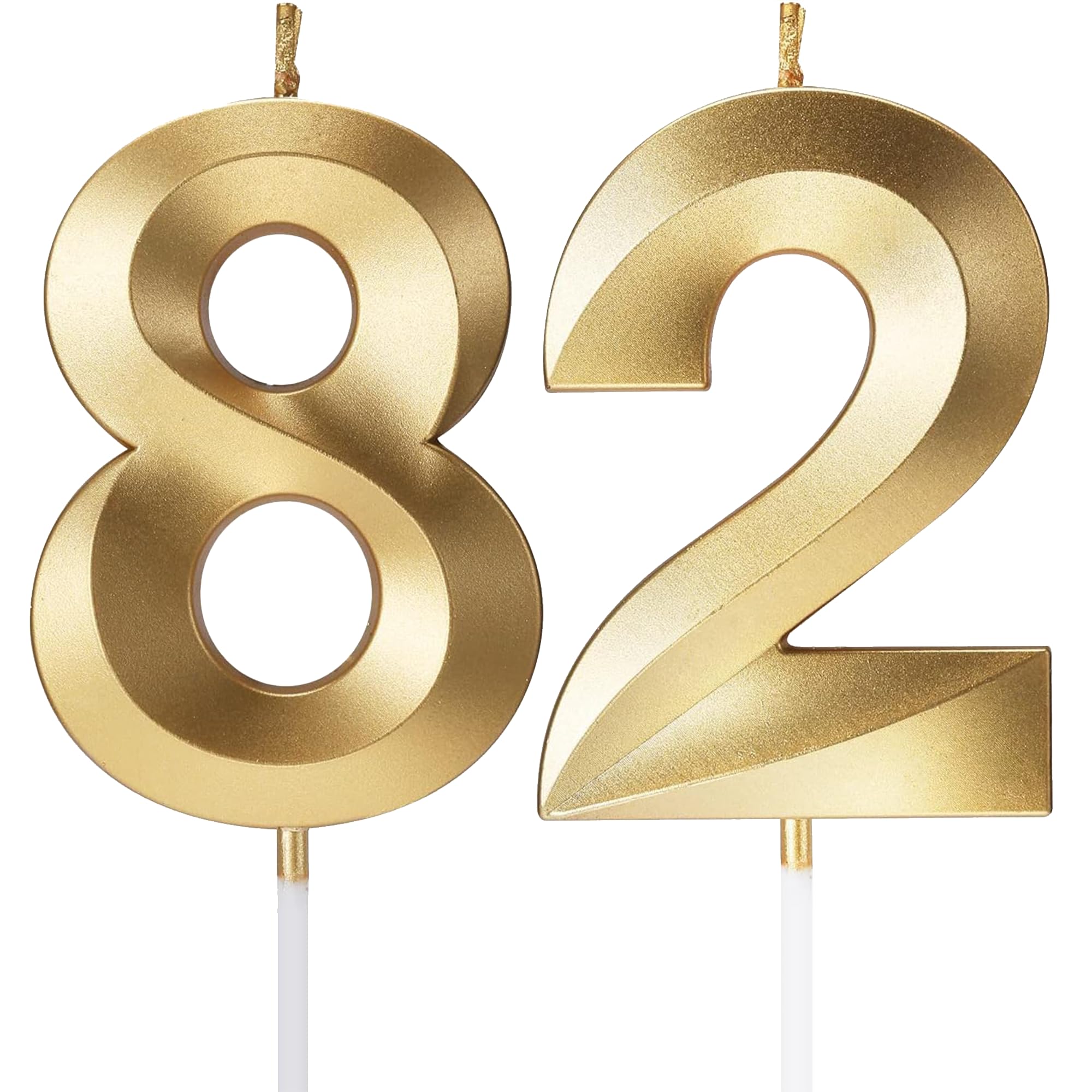 Birthday Candles Number Candles Age Year for Cakes Happy Birthday 3D Designed Wedding Anniversary Party Cake Topper Decorations