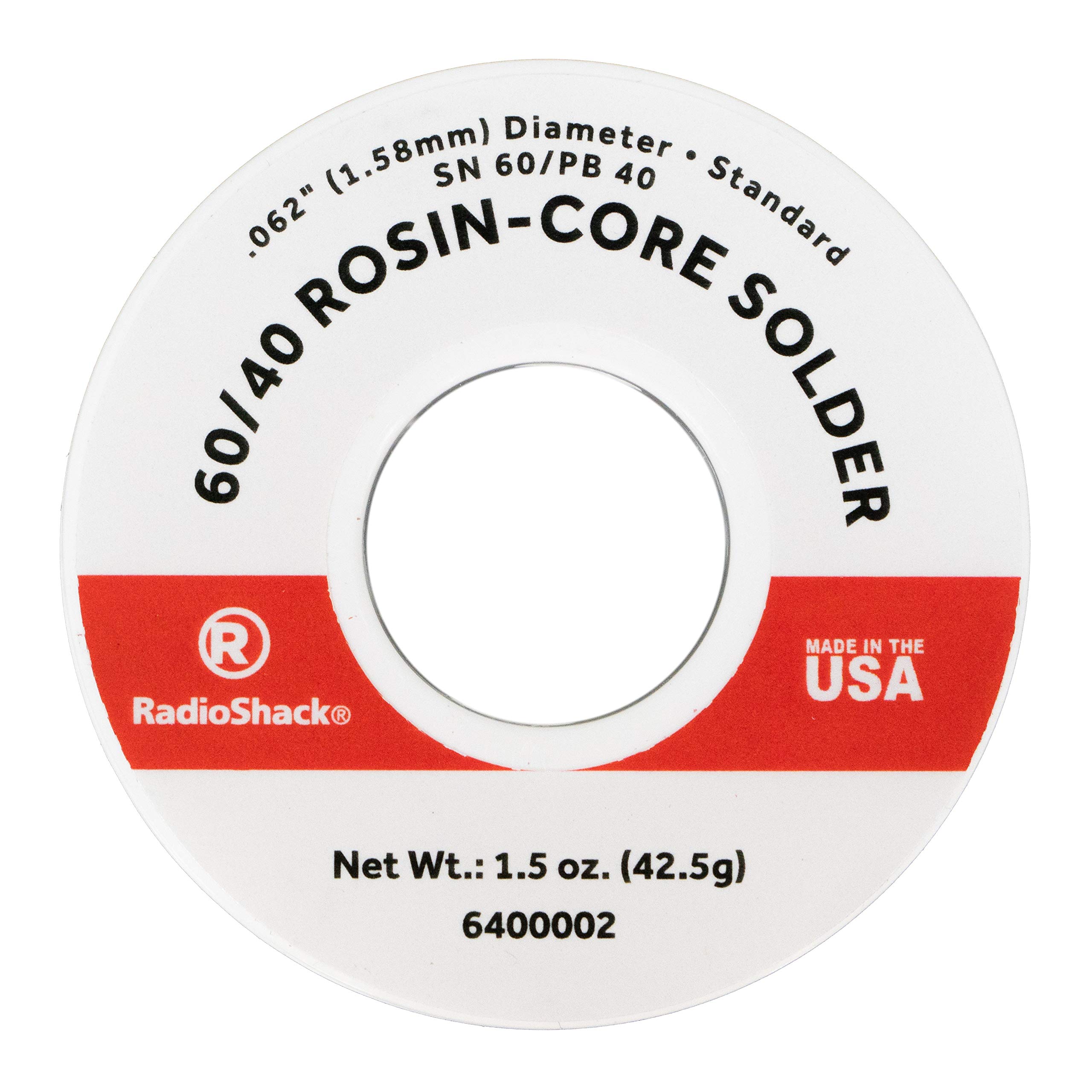 SRA　60×40×40 RadioShack SnPb 60/40 Rosin-Core Solder, 0.062