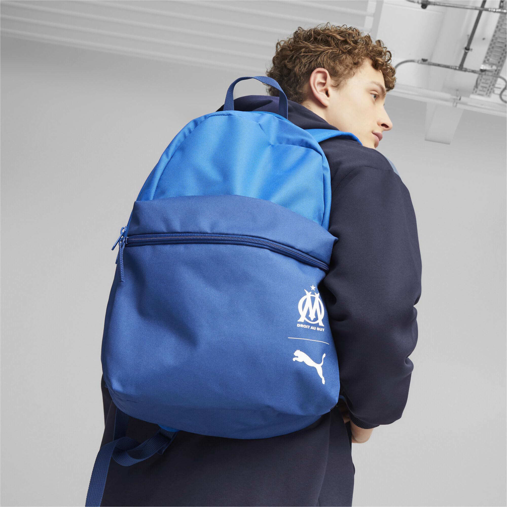 PUMA Sac à Dos de Supporter Olympique de Marseille OneSize Clyde Royal Team Blue