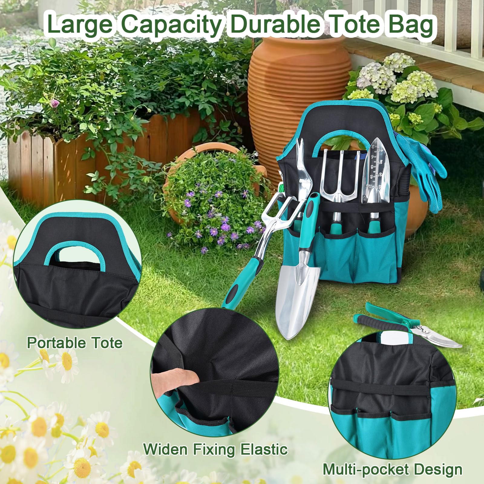 Attrezzi da giardino, 22 pezzi attrezzi da giardinaggio