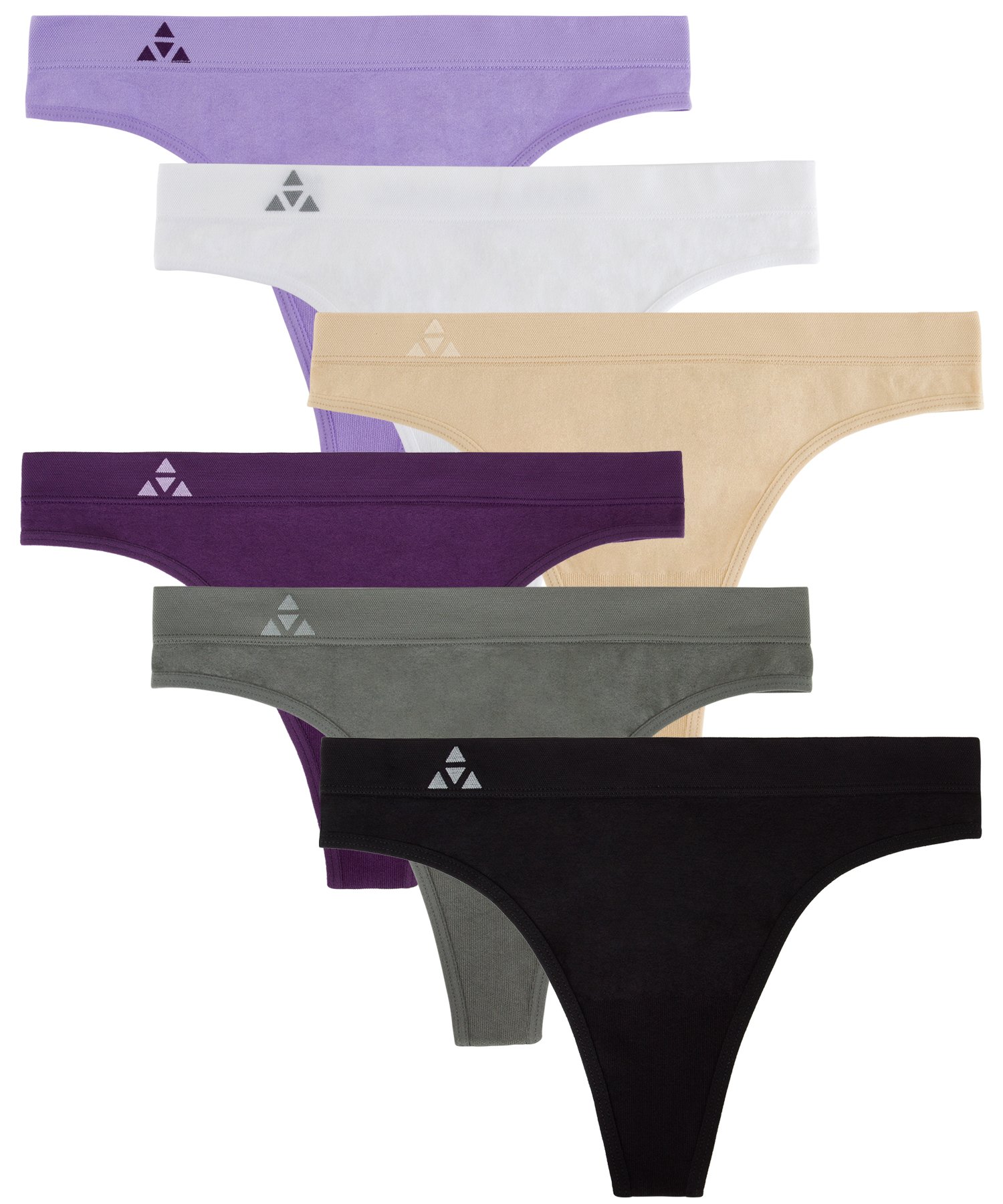 Balanced Tech Moisture Wicking Underwear for Women Seamless Workout Thongs Quick Dry Travel Thong Panties