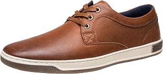 JOUSEN Men's Breathable Fashion Sneakers - Classic Retro Casual Business Dress Shoes for Wide Feet