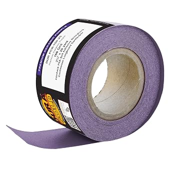 Dura-Gold 150 Grit PSA Purple Film Ceramic Longboard Sandpaper 20 Yard Roll