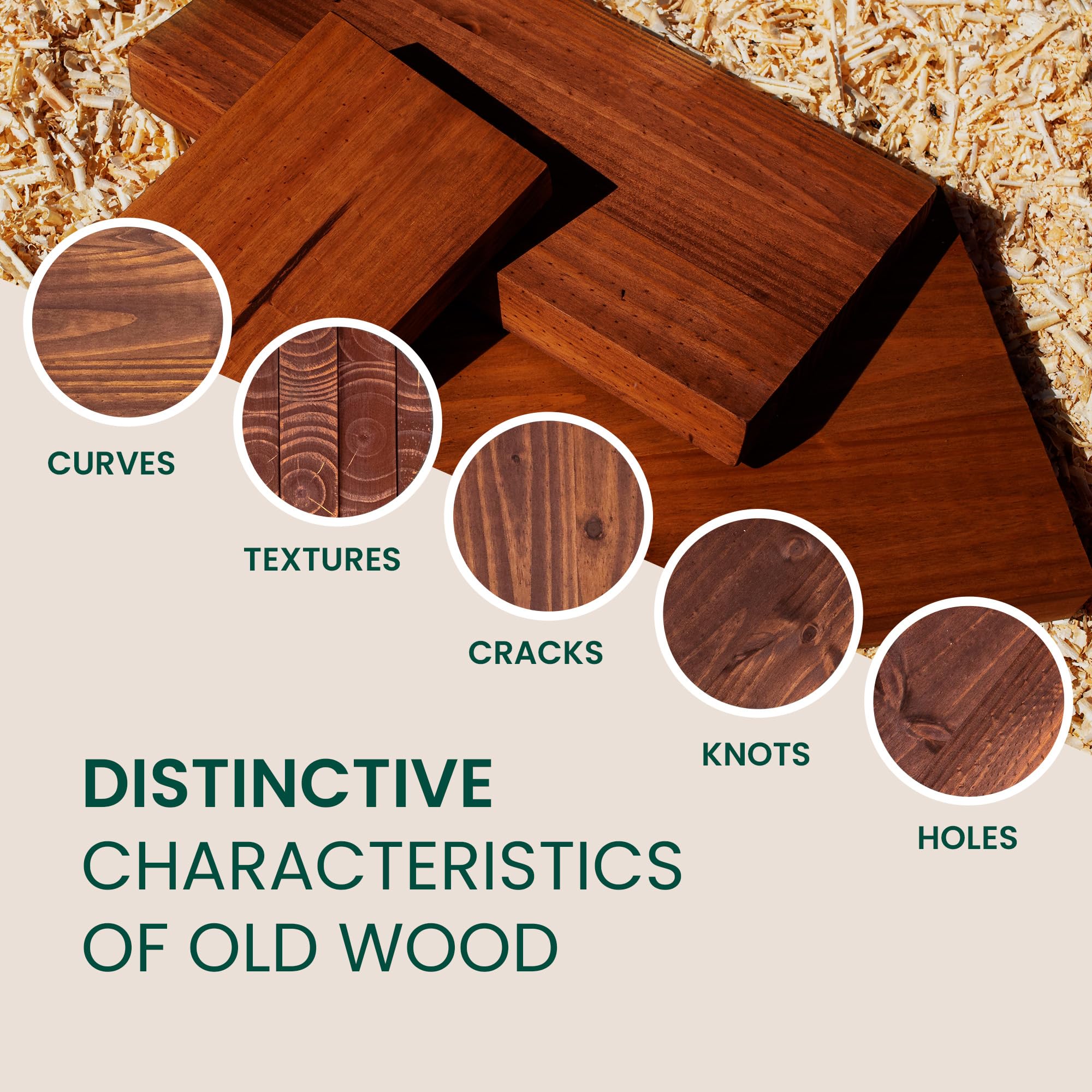 Letto - Estantes flotantes de madera maciza, madera de pino de reforestación de 36 pulgadas, estantes flotantes de madera natural y respetuosa con el medio ambiente, resistentes al agua, madera