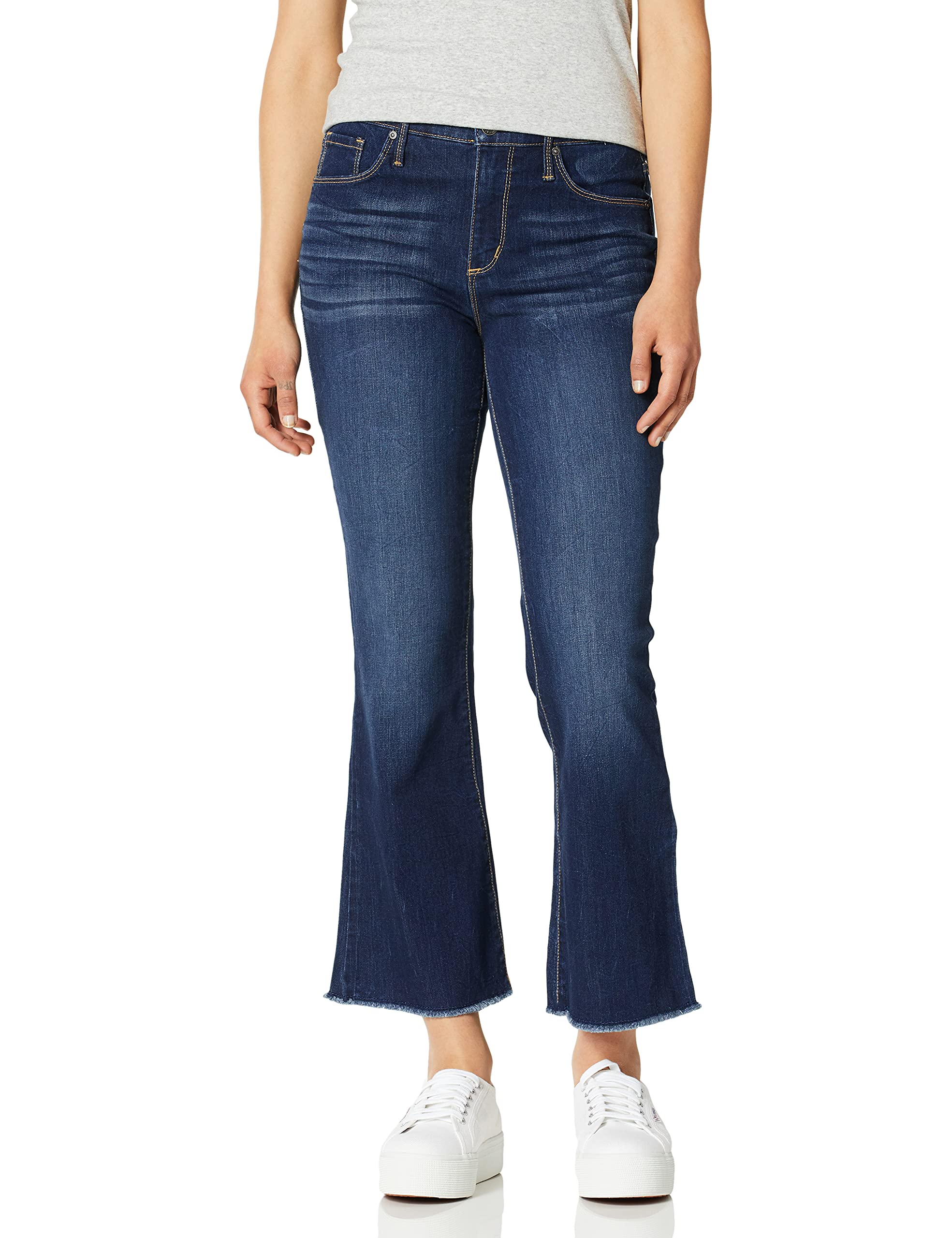 Vintage America Blues Women's High Rise Crop Kick Jean