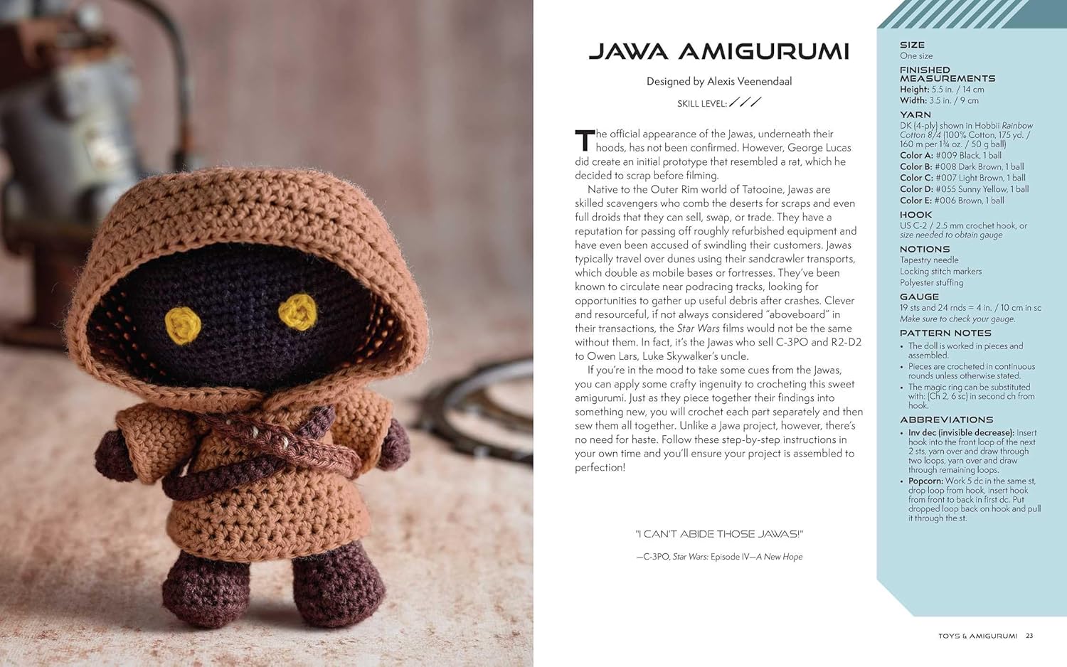 Star Wars: The Official Crochet Pattern Book: Crochet Your Way Through the Galaxy      Hardcover – October 21, 2025
