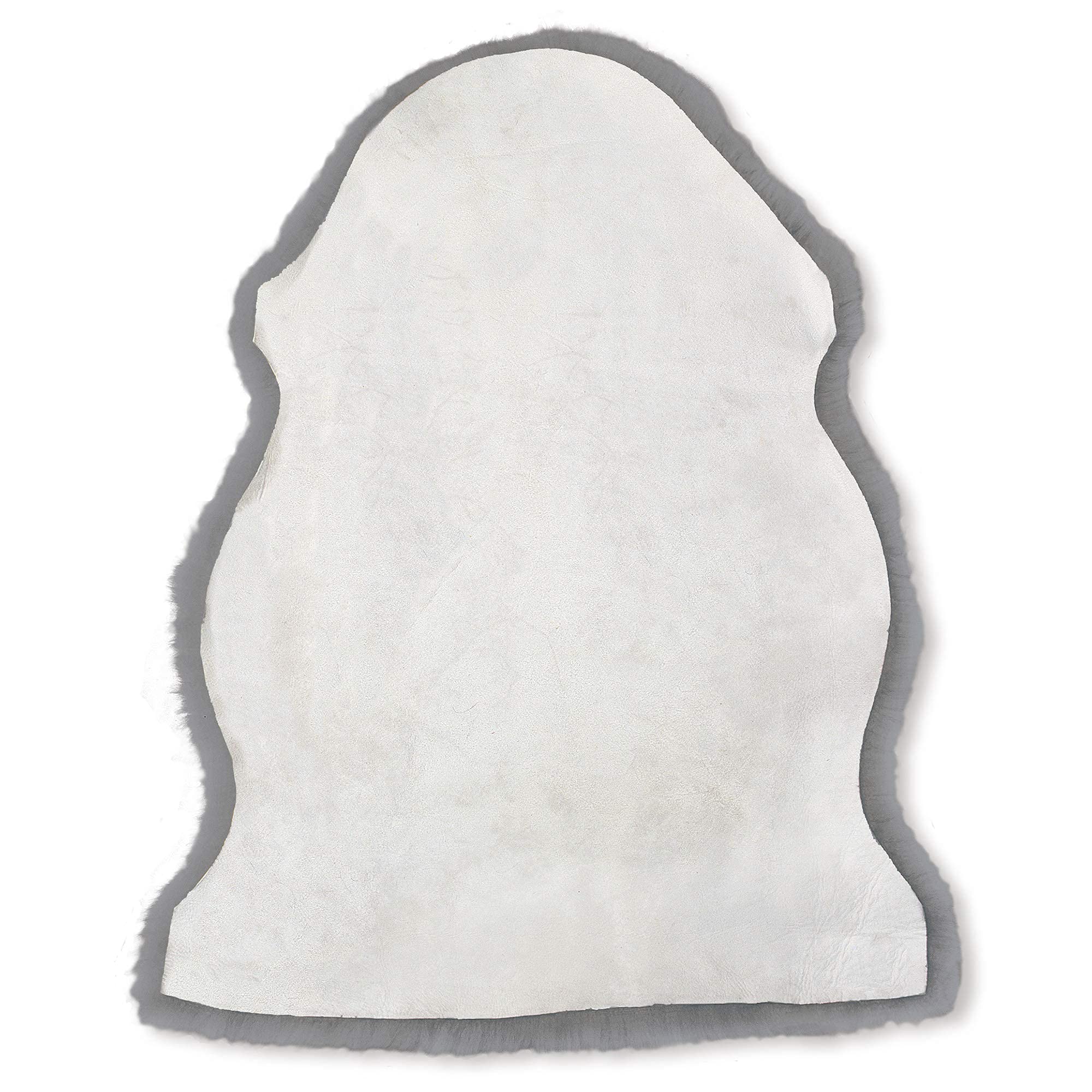 Ibena Parkano Baby Lammfell grau – kuschelweiches Schaffell Naturfell groß 80-90 cm