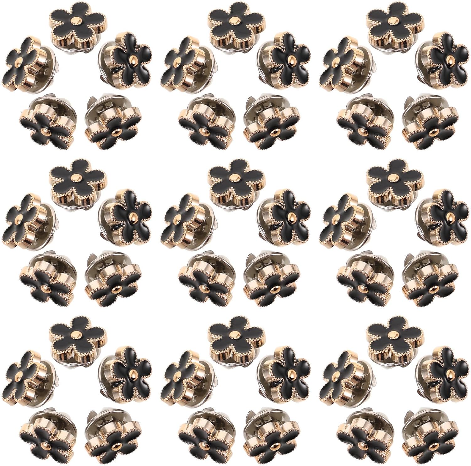 50pcs Flower Shape Waist Tightener Buttons for Women Jeans Pants