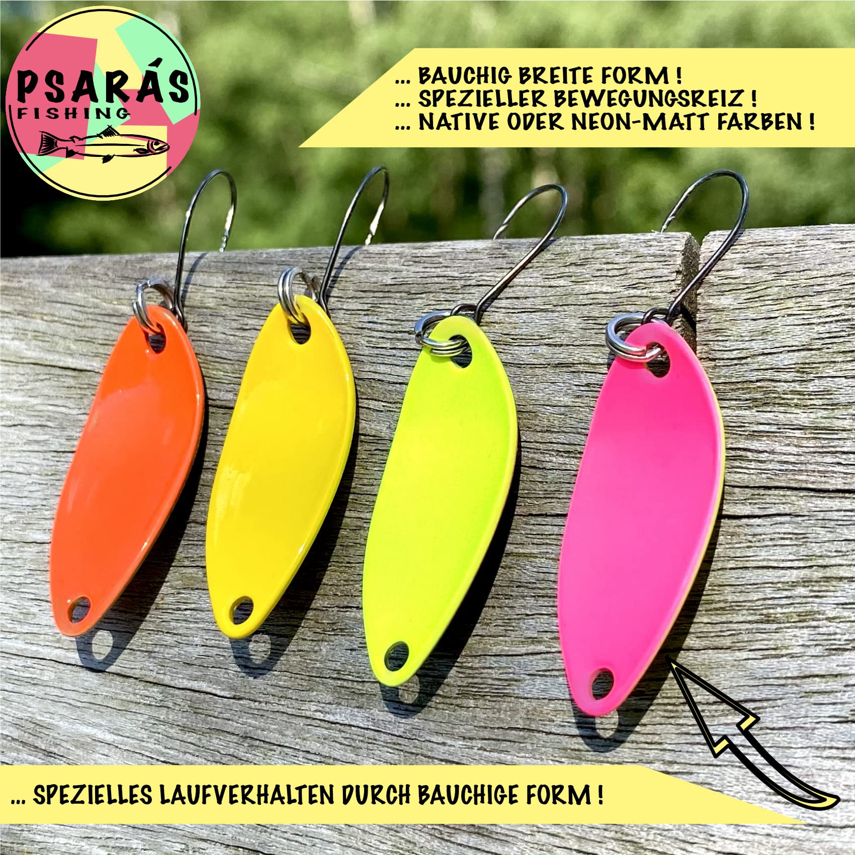 Beast Trota Spoon - 3 g - Trout Fishing Spoon - Pesca UL