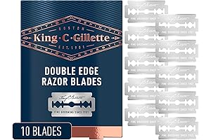 King C. Gillette Double Edge Safety Razor Blades: The Pinnacle of Shaving Precision