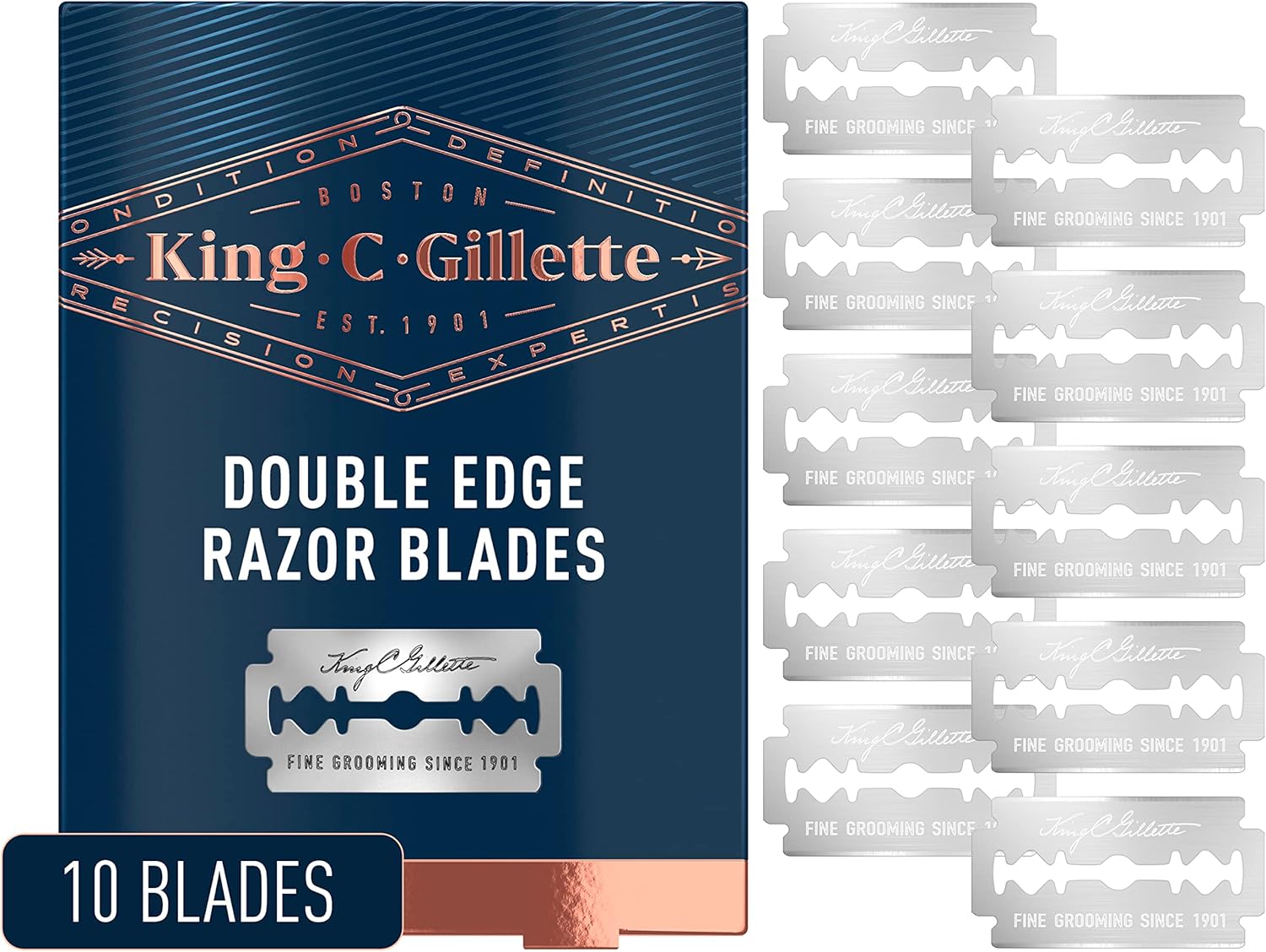 King C Gillette Double Edge Razors Blades 10 Pack Amazon.co.uk Health & Personal Care