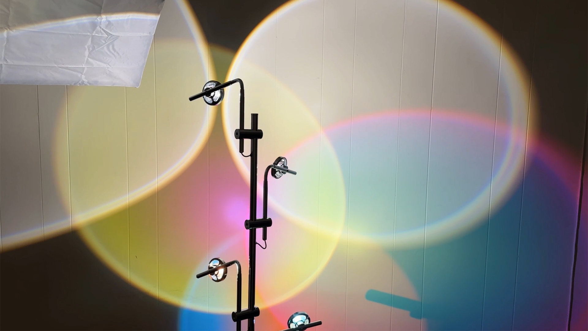 Image of DENGALA Halo Projector Floor Lamp - 4000K LED Multi Head Floor Lamp