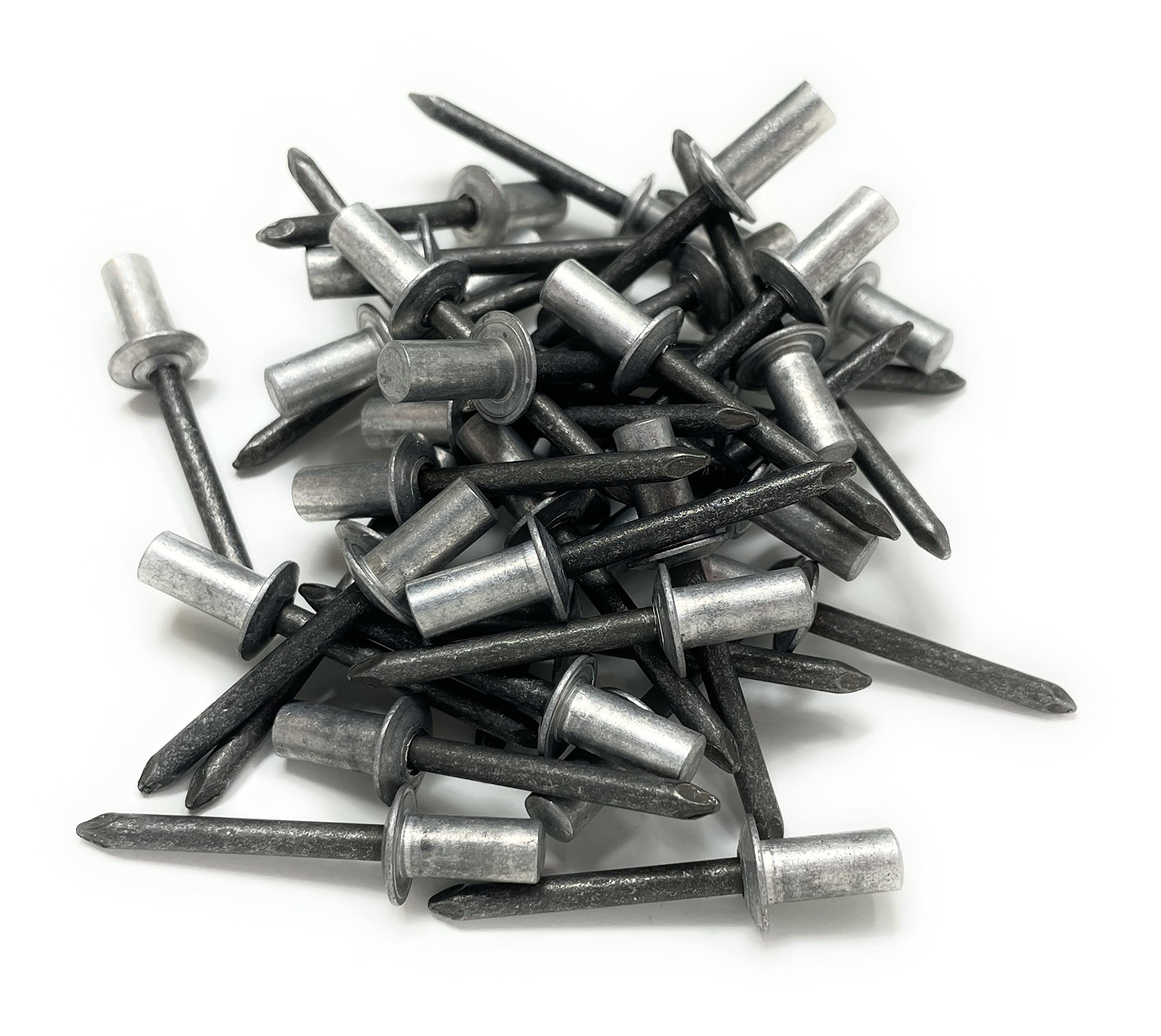 Metal Magery Rivets - 50 Closed End Aluminum -5
