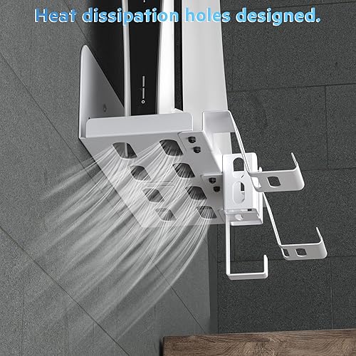 Miniatura 3 de Allnice PS5 Wall Mount, 5 IN 1 Playstation 5 Wall Mount (Disc and Digital Edition) Wall Bracket for Playstation 5 with Detachable Controller Holder